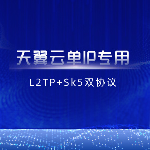 【天翼云单IP】L2tp+socks5双协议部署脚本+教程